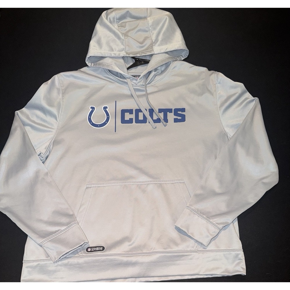 Indianapolis Colts New Era NFL Combine Training Pullover Hoodie Men's XXL
